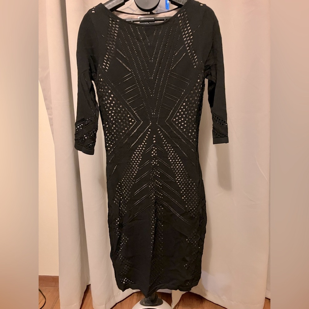 Calvin Klein black bodycon dress